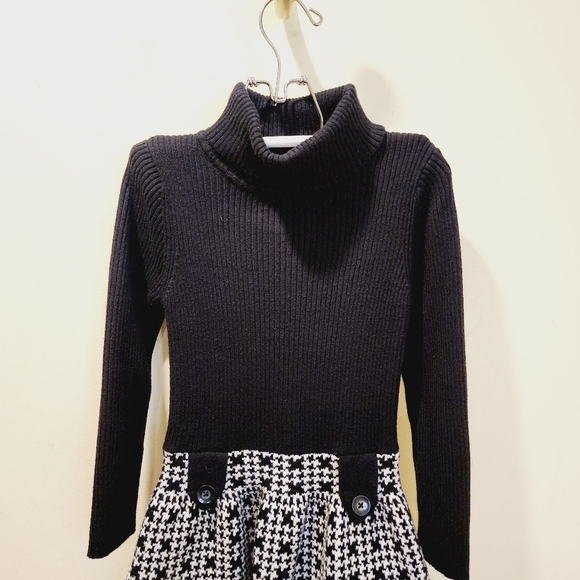 Maggie Zoe Black Girls Sweater Dress size ( 5-6 )M - Picture 8 of 9